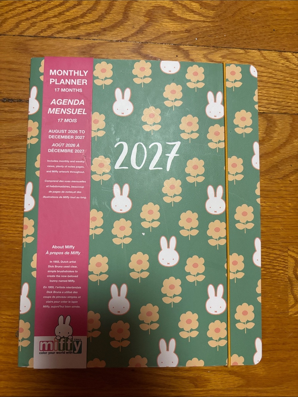 Miffy 2027 Monthly planner